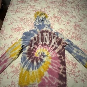 NWT PINK Victoria’s Secret XS zip up hoodie sweatshirt